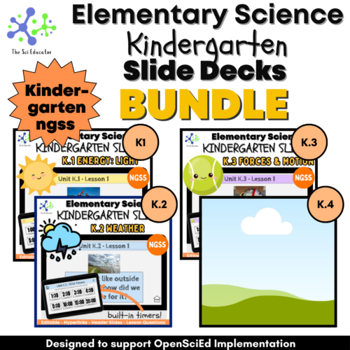 Kindergarten Slide Deck Complete Bundle