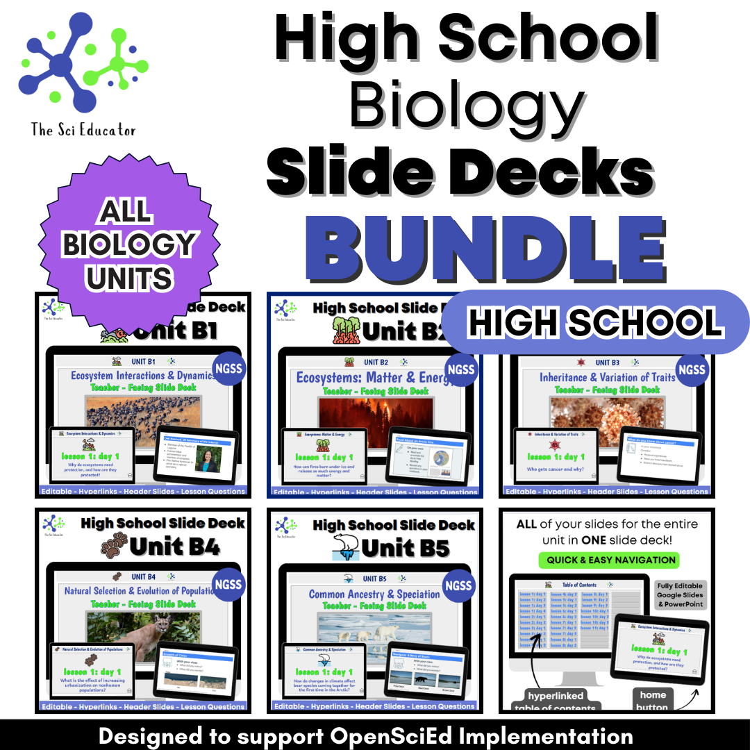 Biology Slide Deck Bundle