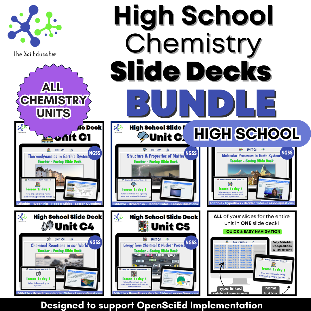 Chemistry Slide Deck Bundle